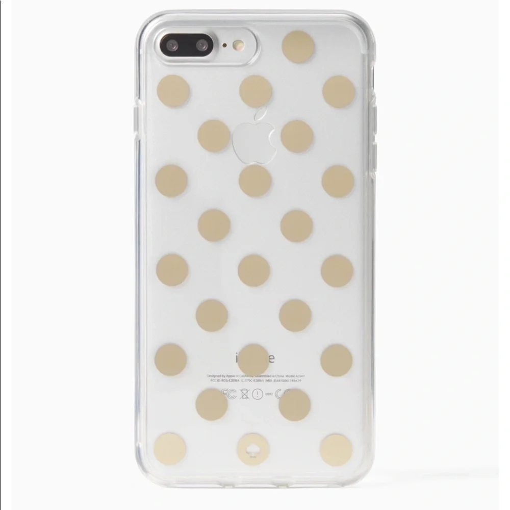 kate spade metallic polka